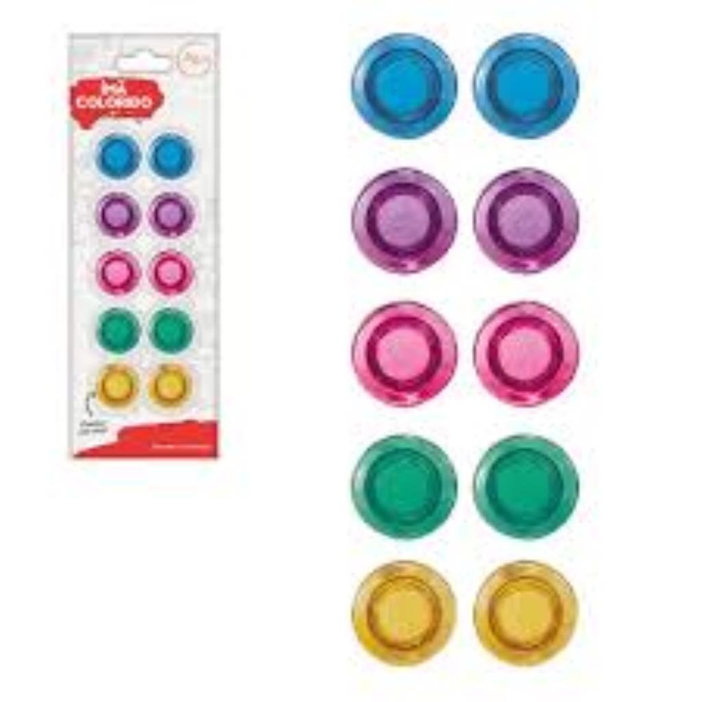 Imã Colorido cartela