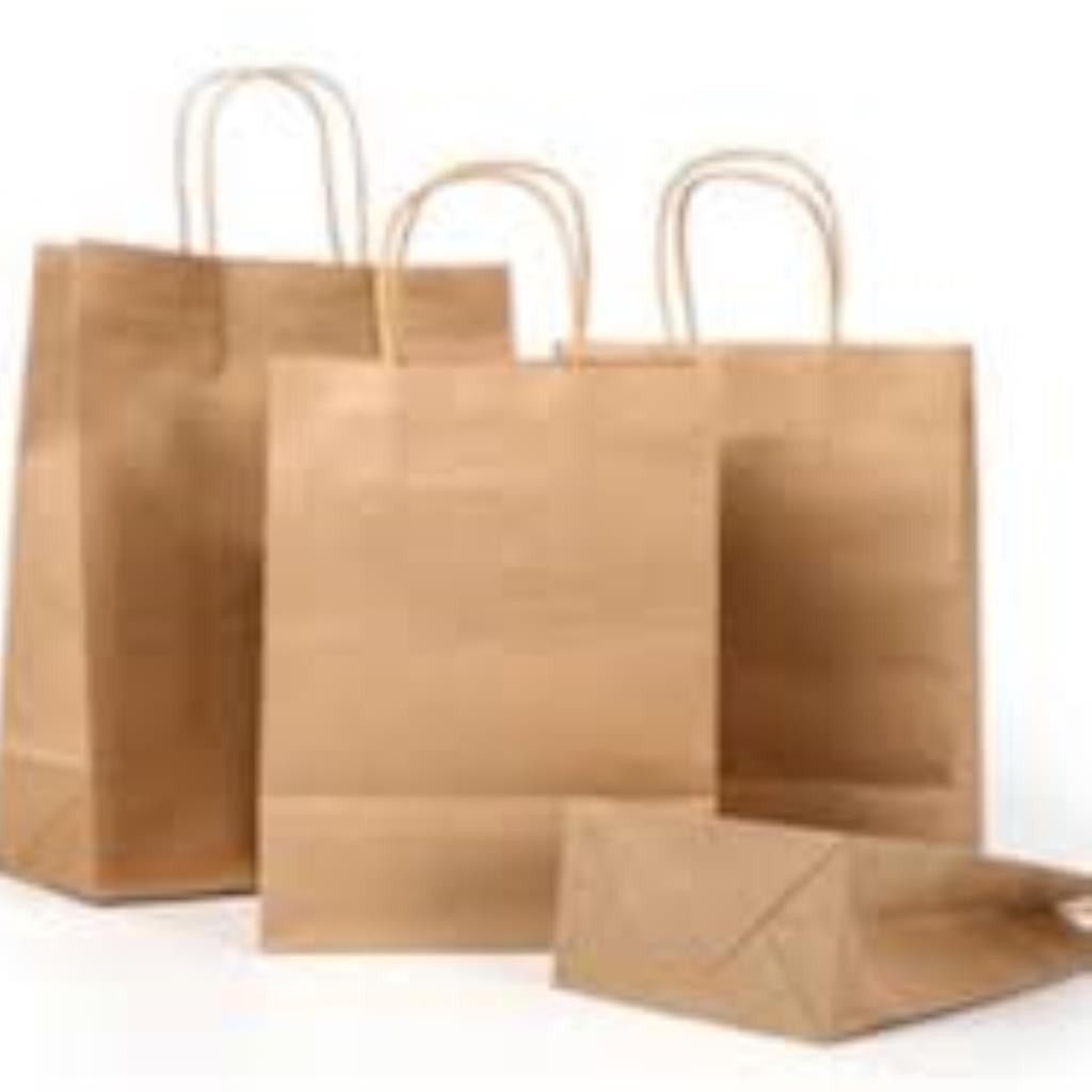 Sacola Scrity Parda média