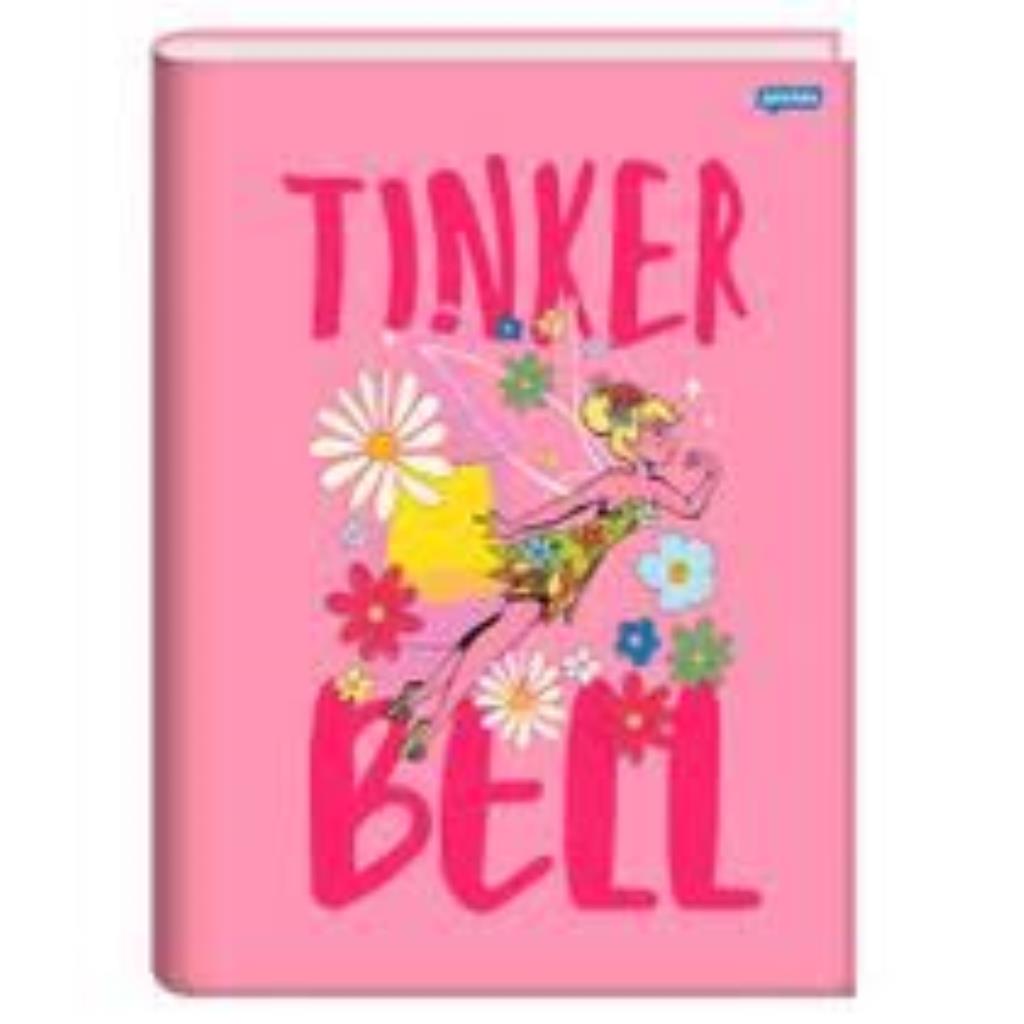 Caderno Tinker Bell Jandaia 160 folhas 10 x 1