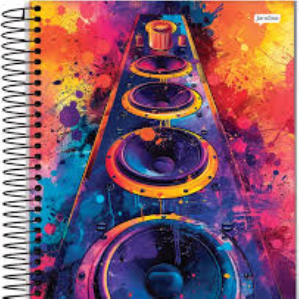 Caderno Jandaia Music 240 folhas