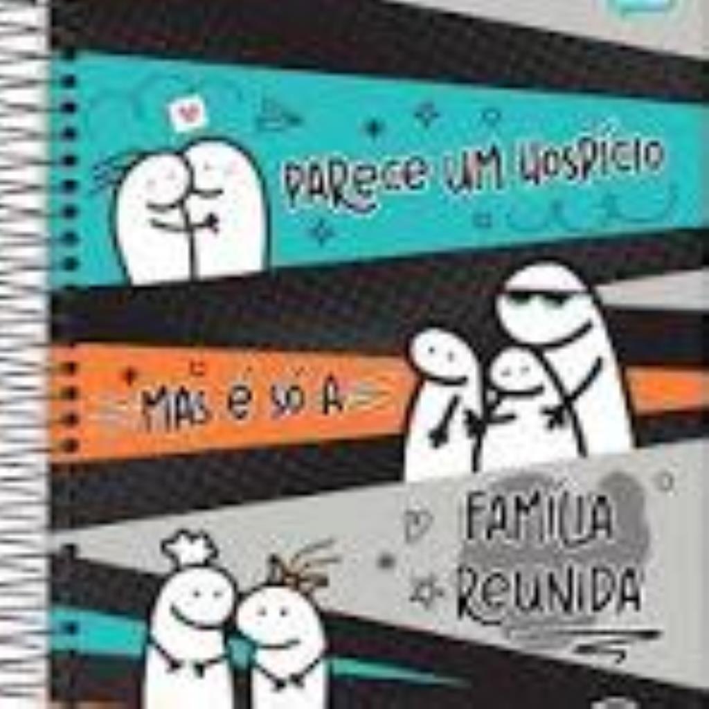 Caderno Jandaia Flork colors 240 folhas 15 x 1