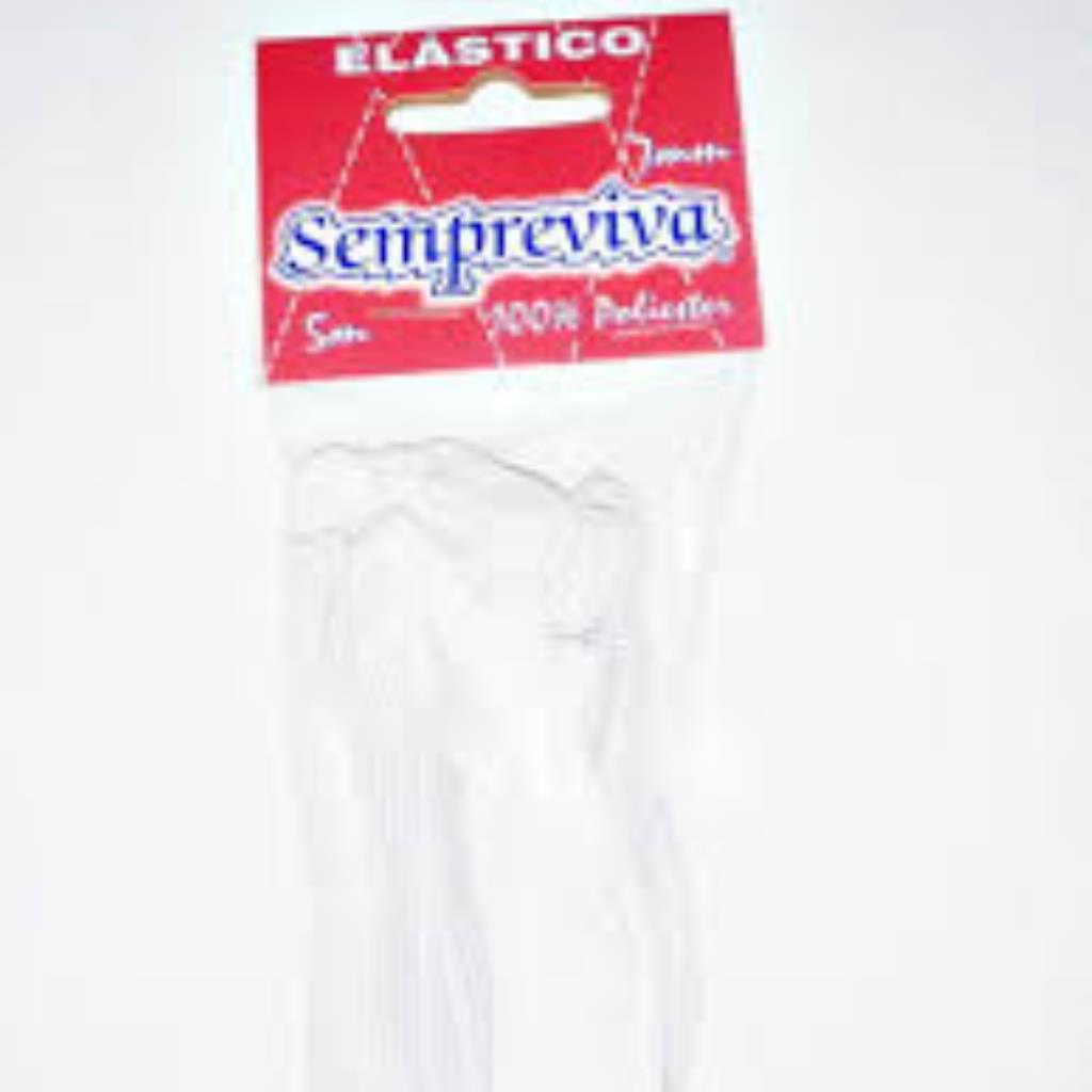 Elástico 7mm Cartela 5 metros