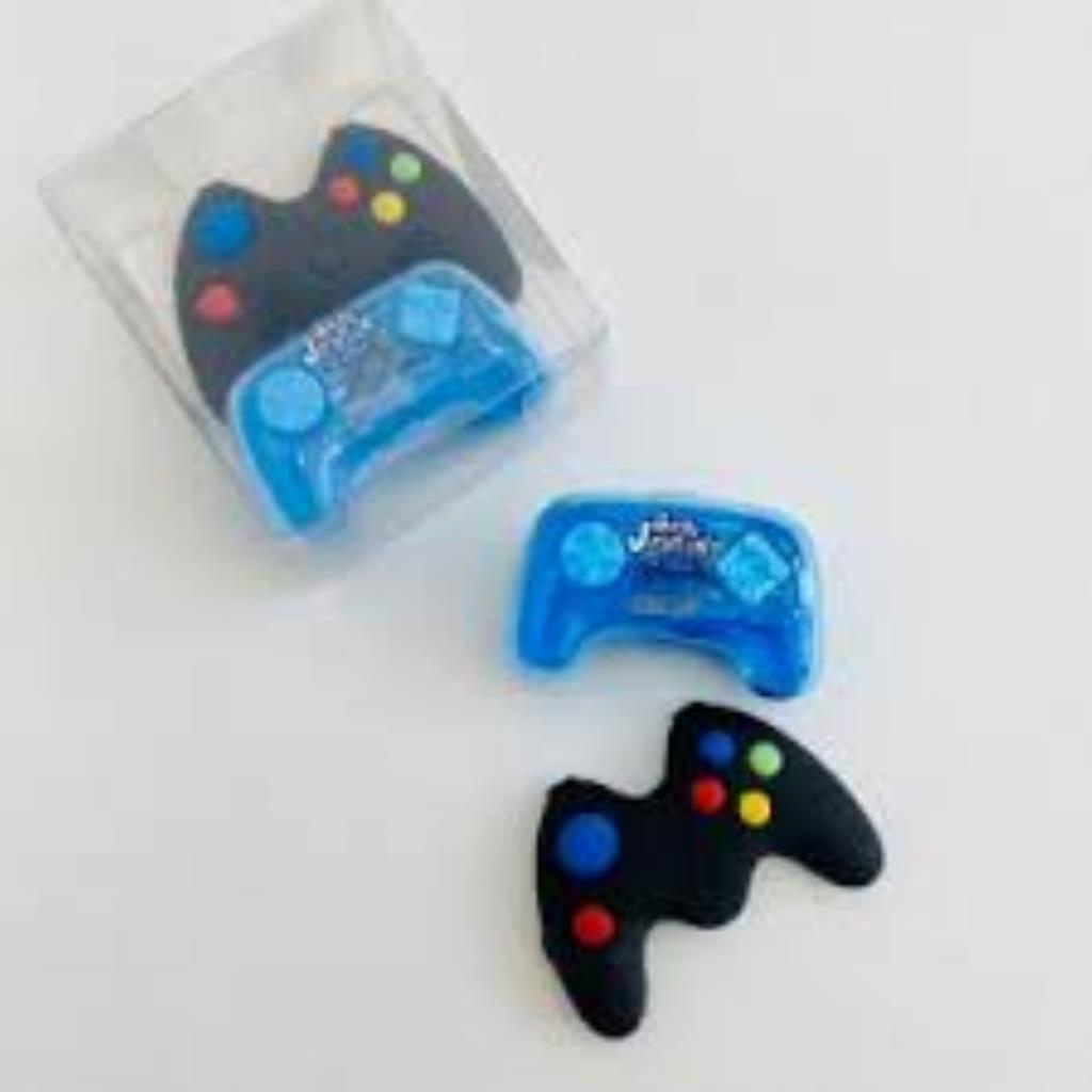 Kit Borracha e Apontador Controle Game