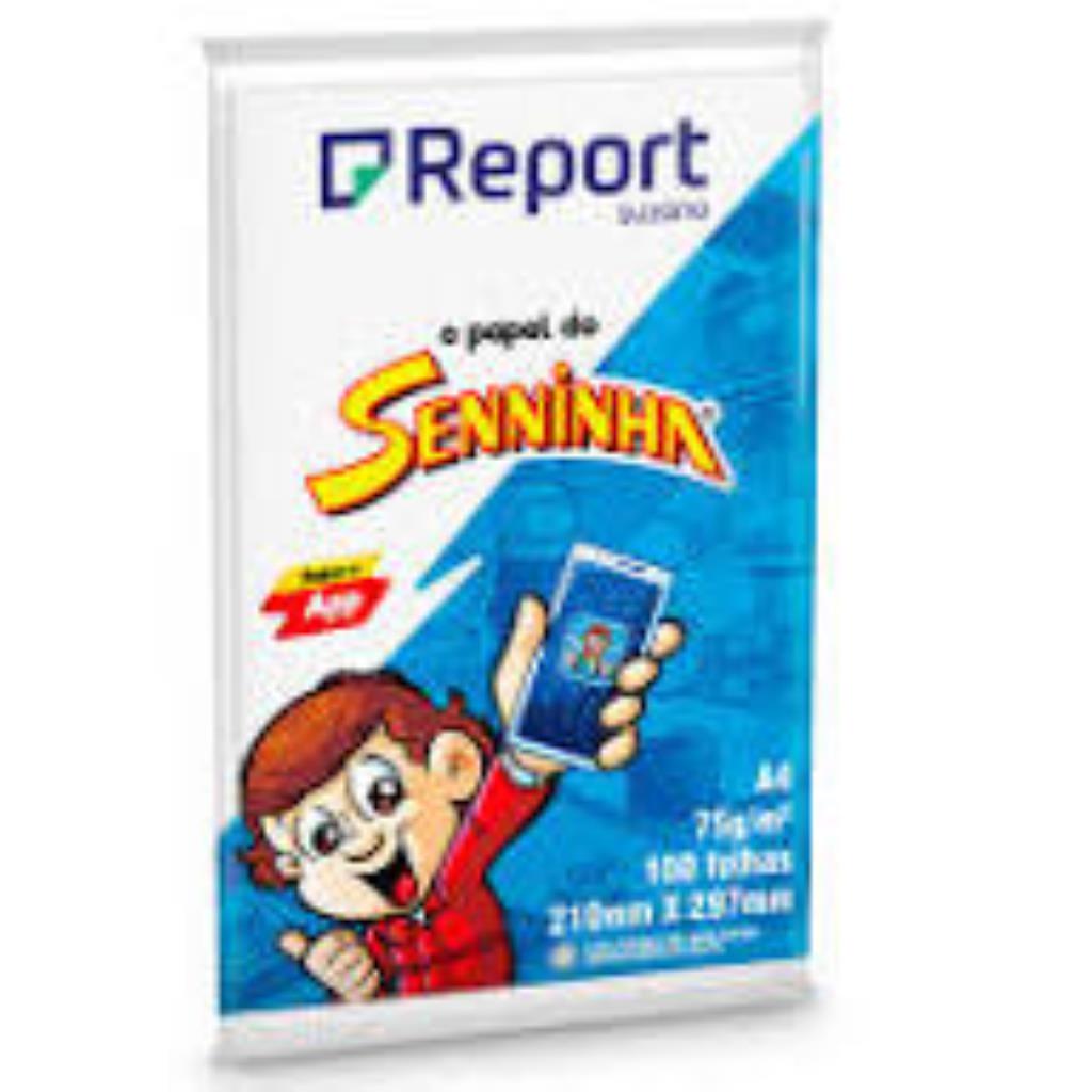 Papel Sulfite Report Seninha pct 100 folhas