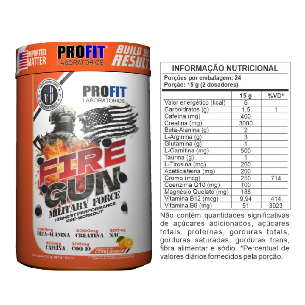 FIRE GUN 300G CITRUS ORANGE PROFIT