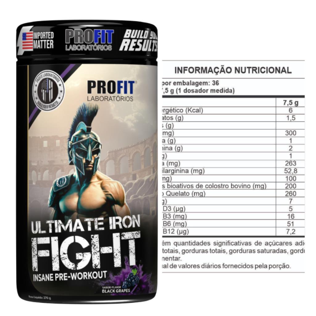 ULTIMATE IRON FIGHT BLACK GRAPE POTE 270G PROFIT