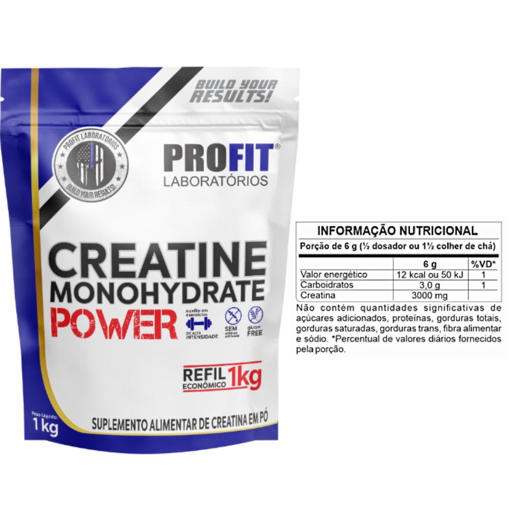 CREATINA MONOHIDRATADA POWER REFIL 1 KG PROFIT