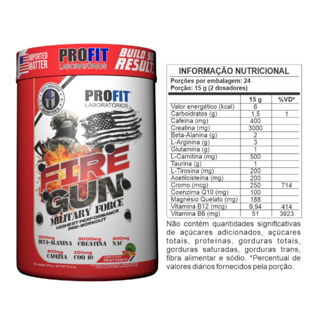 FIRE GUN FRUIT PUNCH POTE 300G PROFIT