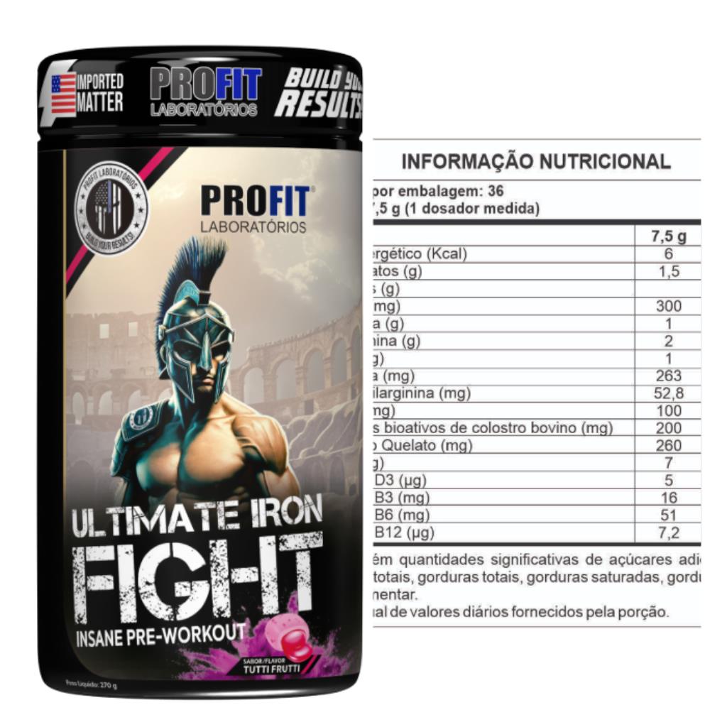 ULTIMATE IRON FIGHT TUTTI FRUTTI POTE 270G PROFIT
