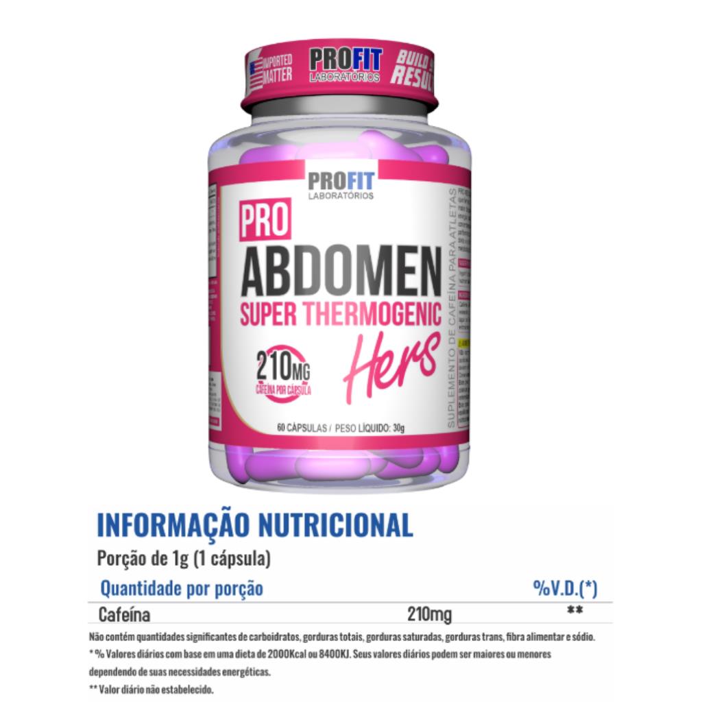 PRO ABDOMEN HERS 60 CAPS PROFIT