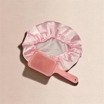 Escova e touca de cetim