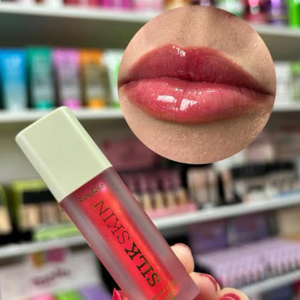 GLOSS LABIAL DREAM LIPS RED SHIMMER HBF72002 SILK SKIN RUBYROSE