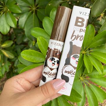 MASCARA P/CILIOS VIZZELA - BIG NO PANDA BROW