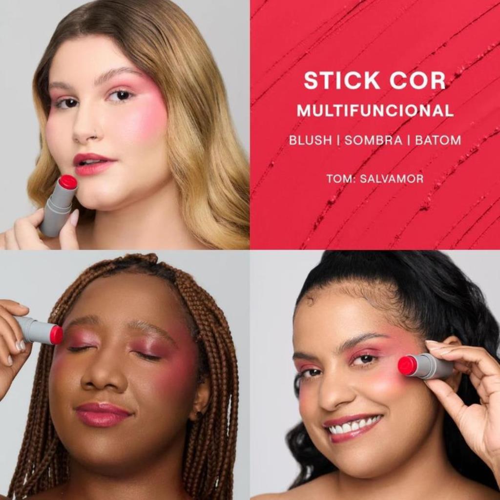 BOCA ROSA - STICK COR SALVAMOR