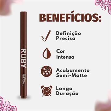 RK LAPISEIRA LABIAL BIG E FULL - WARM BROWN