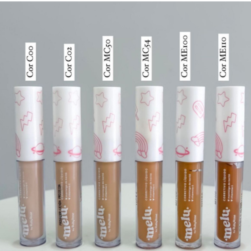 CORRETIVO LIQUIDO MELU RR18003 MC50 RUBYROSE