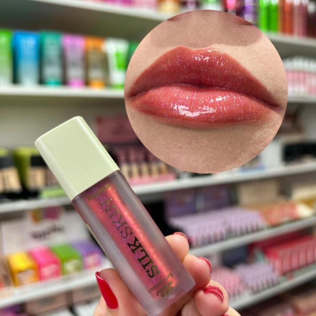 GLOSS LABIAL DREAM LIPS SPARKLE KISS HBF72004 SILK SKIN RUBYROSE