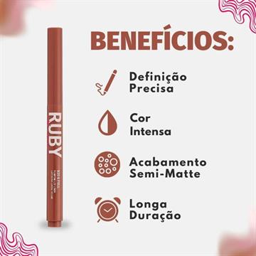 RK LAPISEIRA LABIAL BIG E FULL - RED WINE