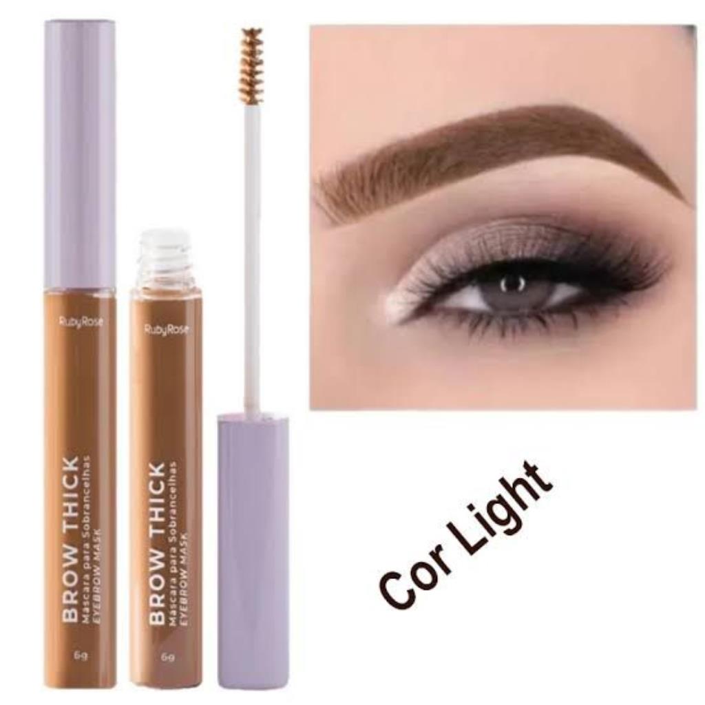 MASCARA PARA SOBRANCELHAS BROW THICK 01 LIGHT HBF2800-1 RUBY ROSE