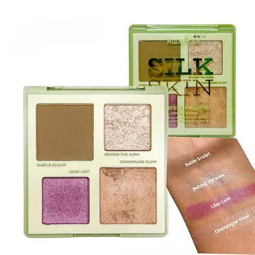 HBM1003-1 PALETA DE CONTORNO BLUSH ILUMINADOR LUMINOUS FACE SILK SKIN RUBY ROSE