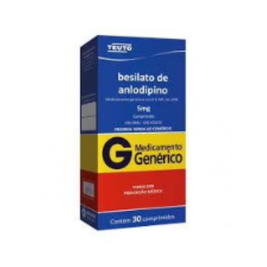 BESILATO DE ANLODIPINO 5MG C/30 COMPRIMIDO TEUTO