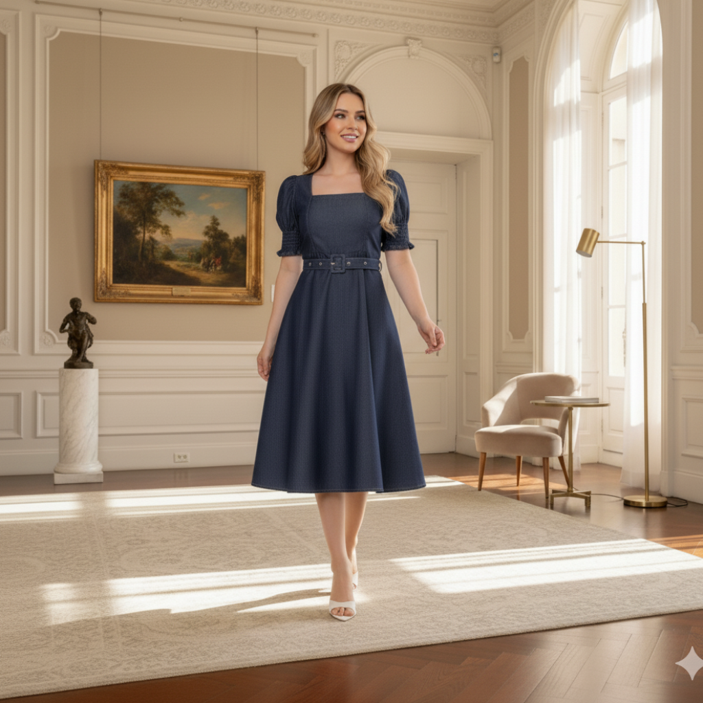 Vestido Natali  - Jeans