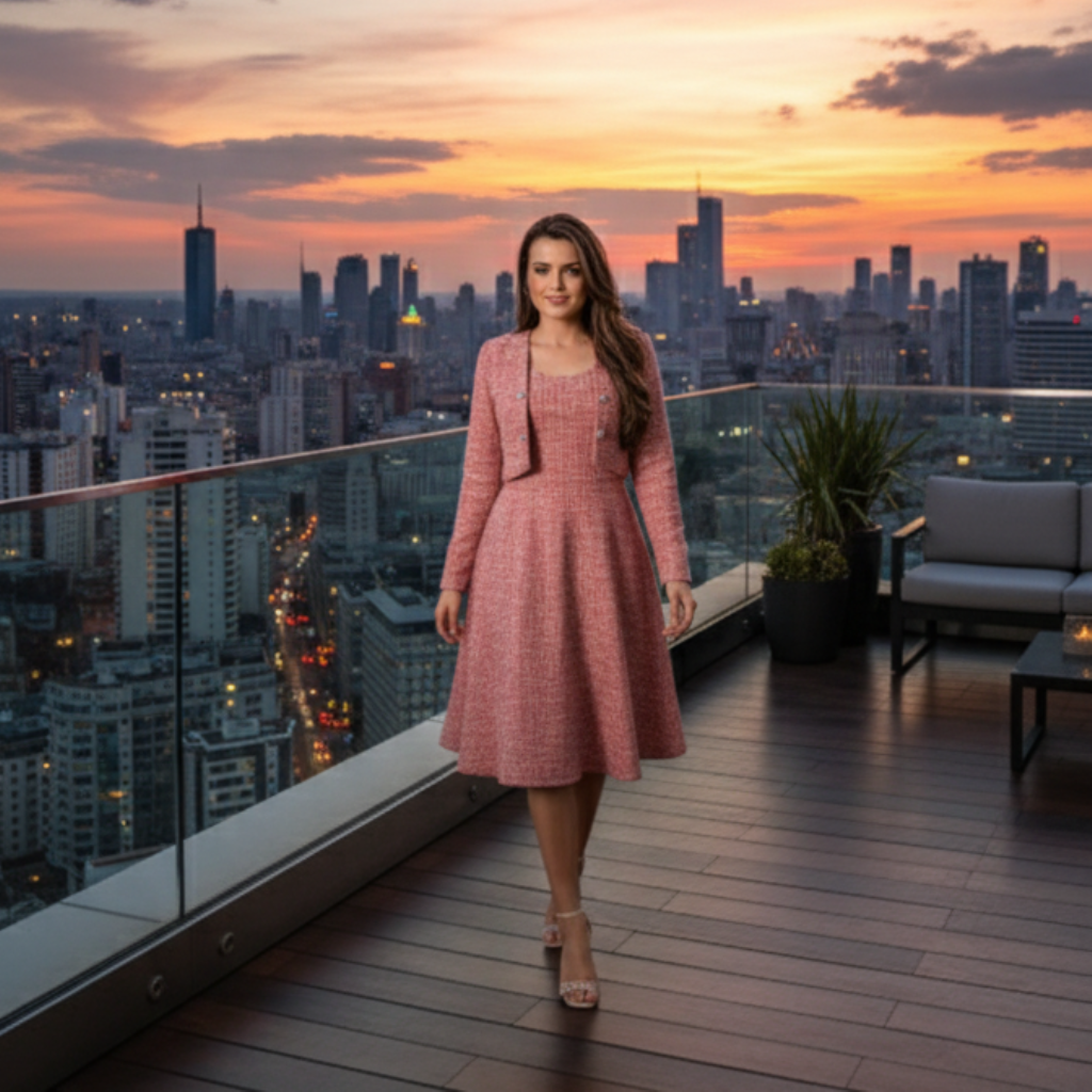 Conjunto Siri - Malha Tweed