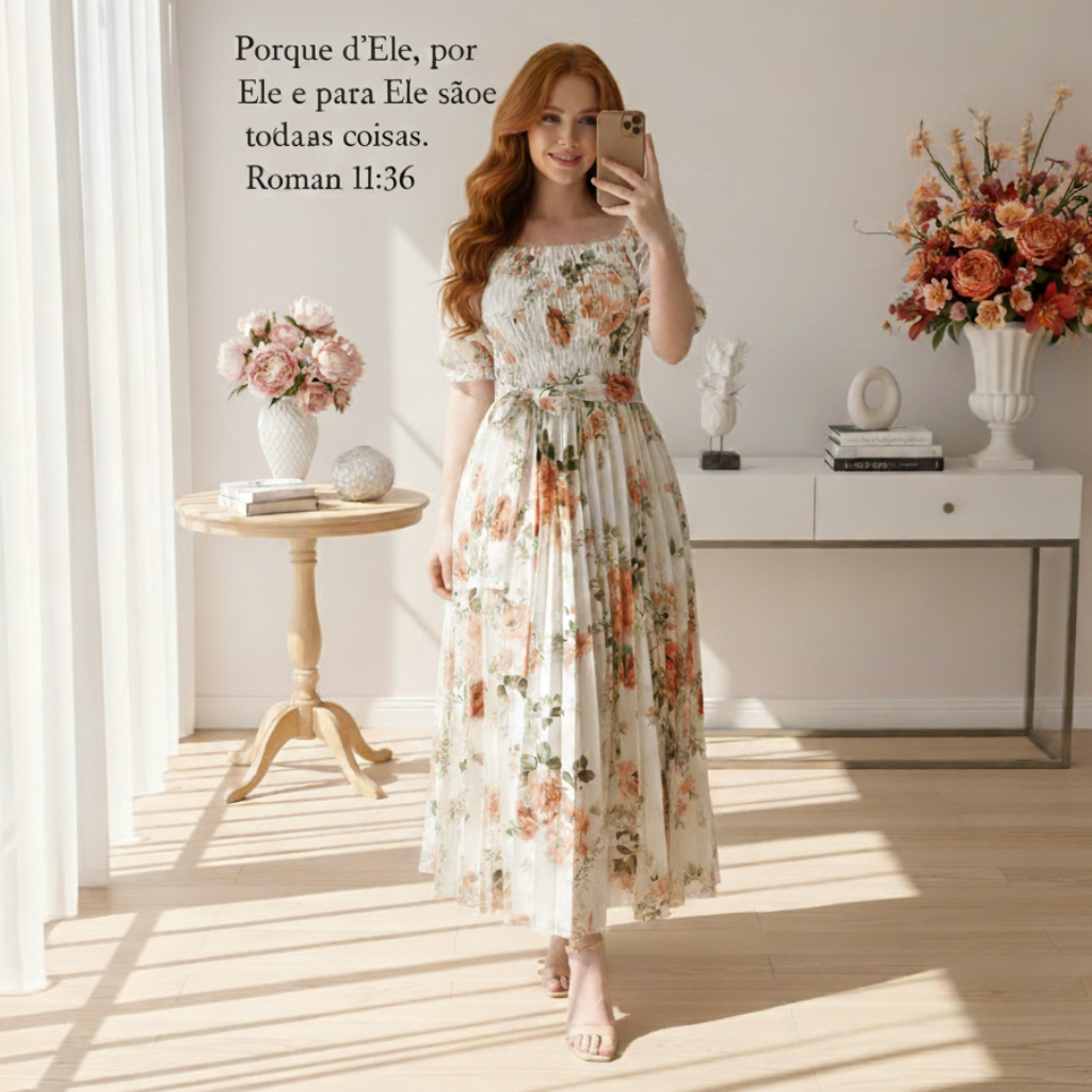 Vestido Lia - Crepe /Seda Plissado