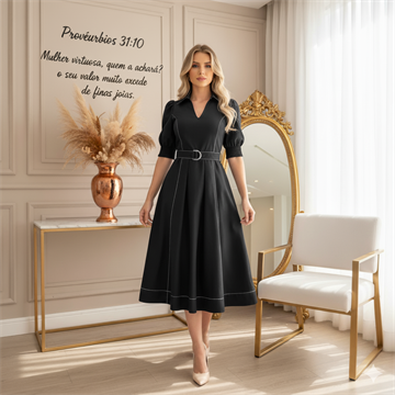 Vestido Hosana - Alfaiataria Sensorial