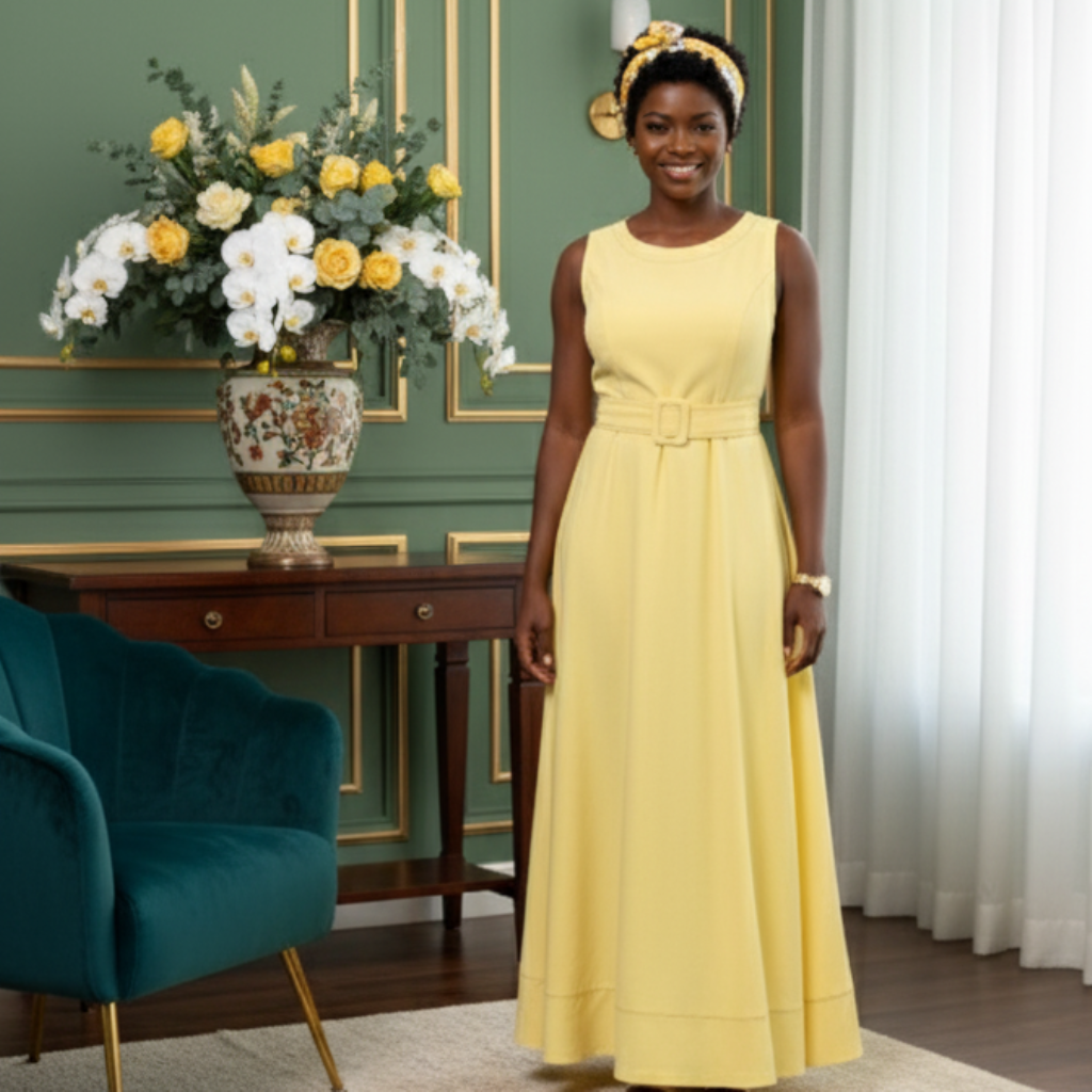 Vestido Jemima - Sensorial Marrant com lastex