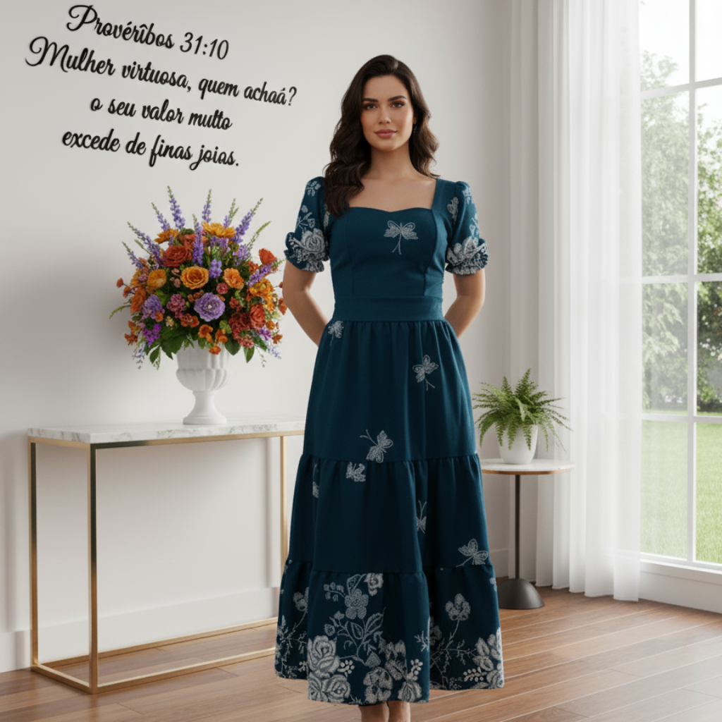 Vestido Hagar - Crepe