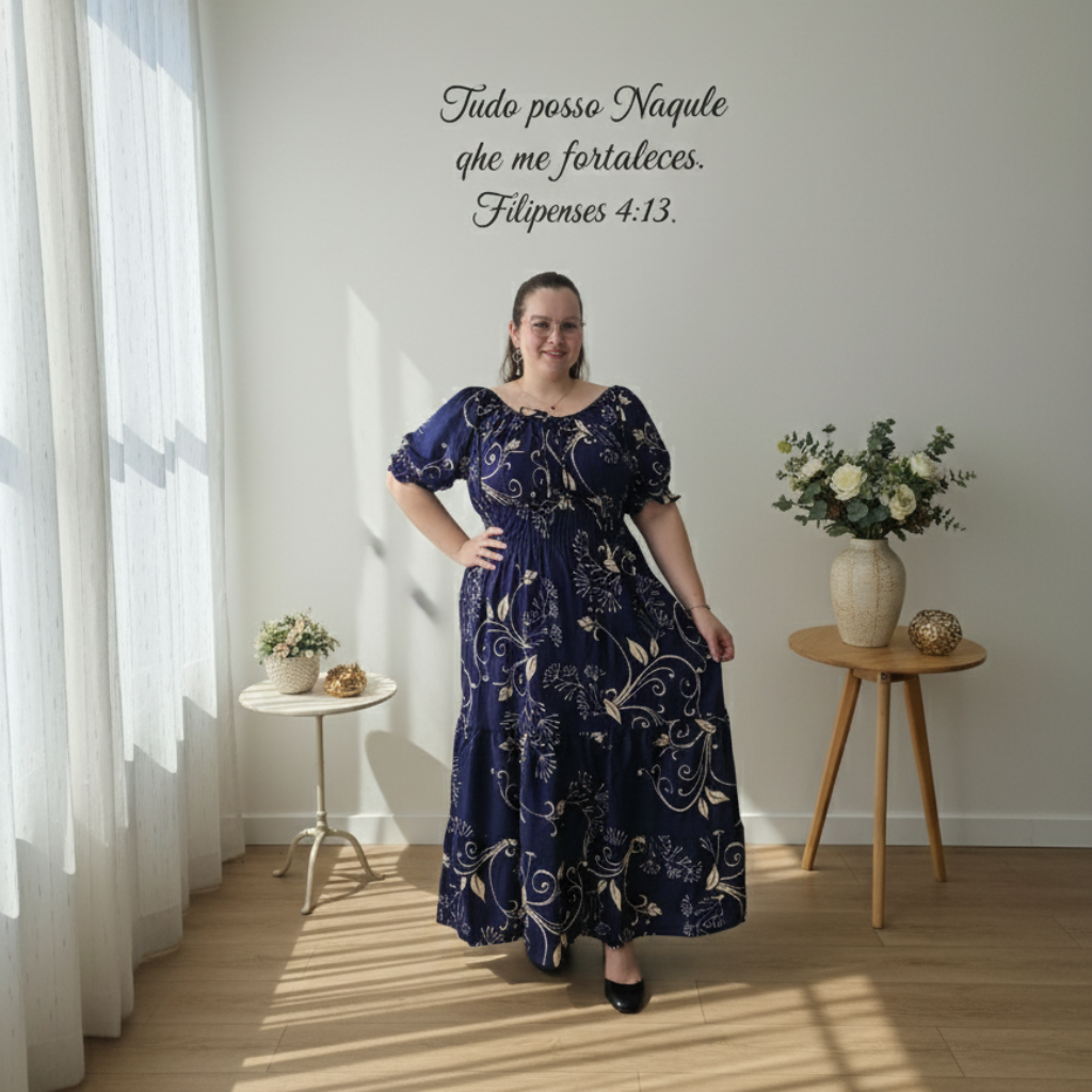 Vestido Zoe - Plus Size - Viscolinho