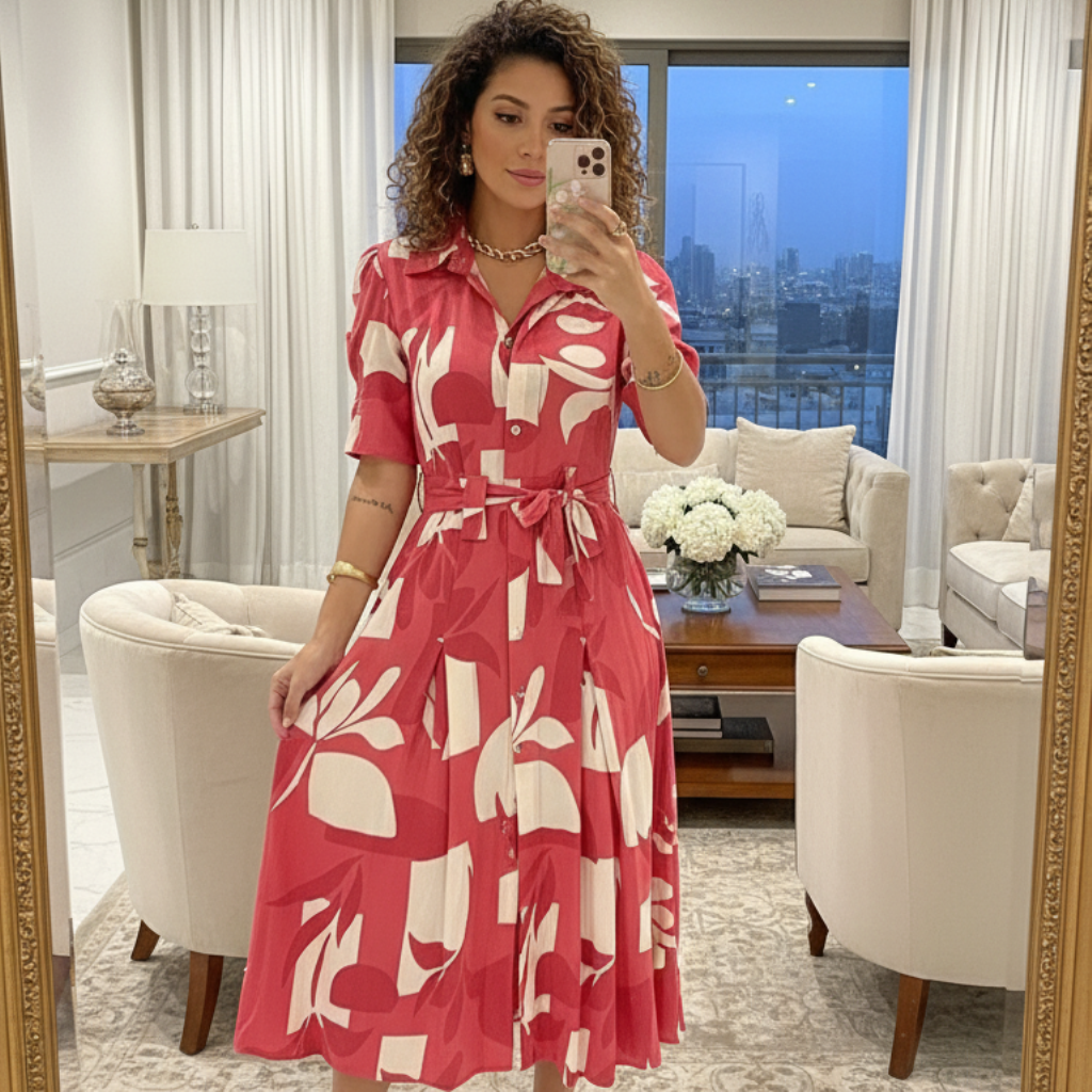 Vestido/ Chemise Eva - Viscolinho