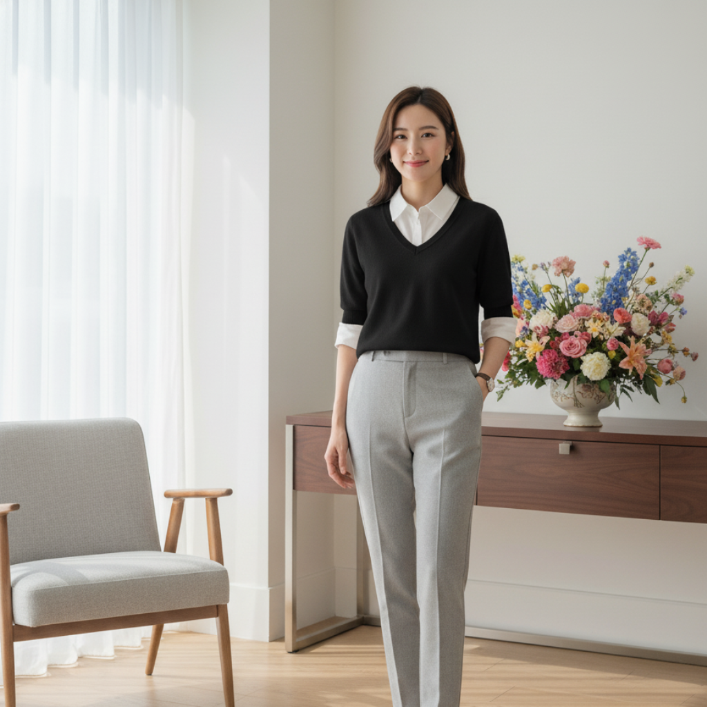 Blusa Sandra - Modal Gola Fake