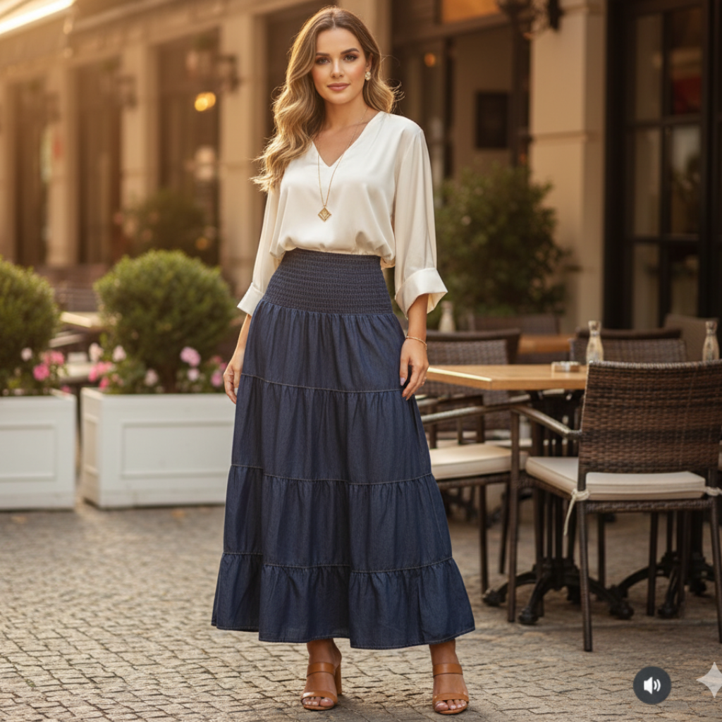 Saia Juliana - Jeans