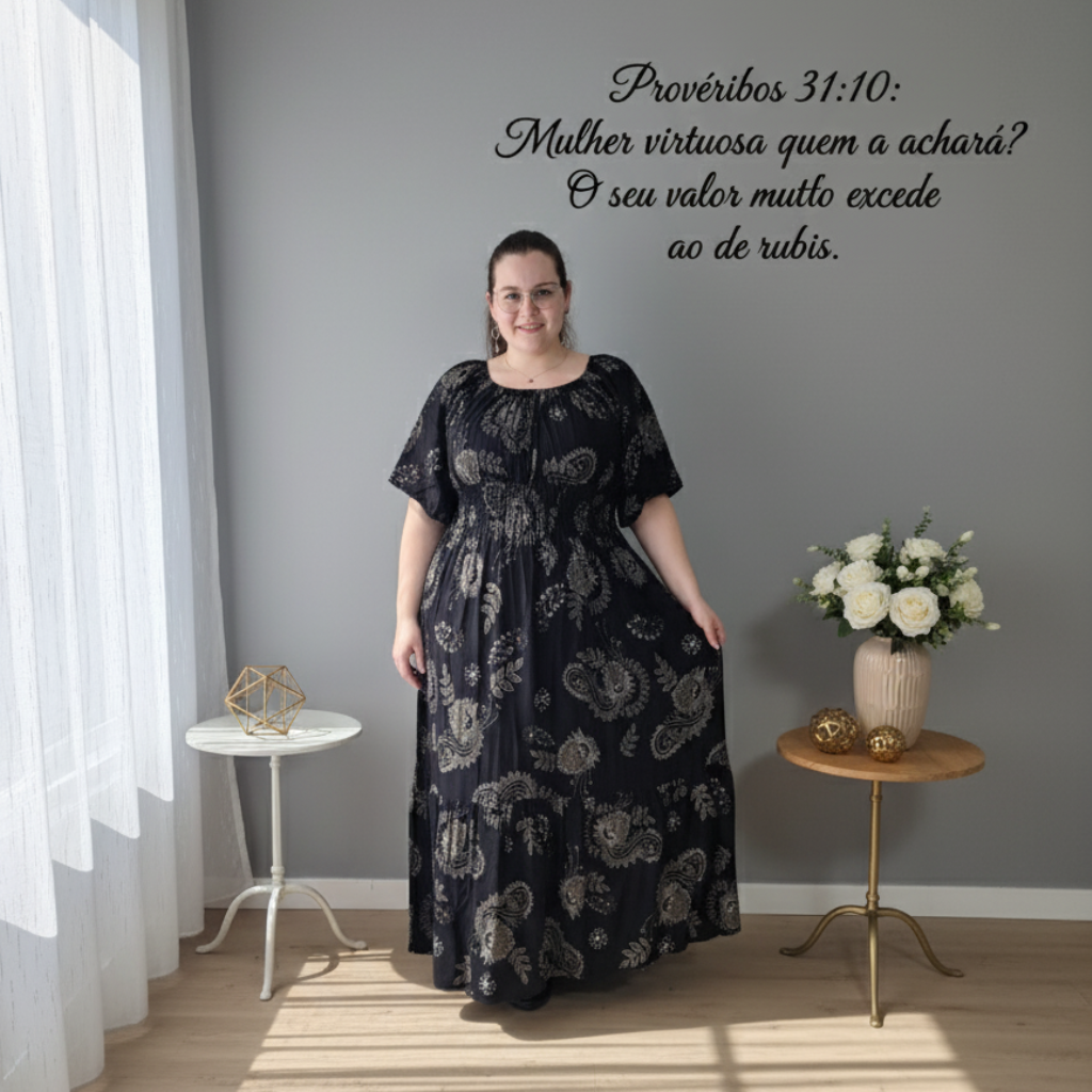 Vestido Pietra - Plus Size - Viscolinho