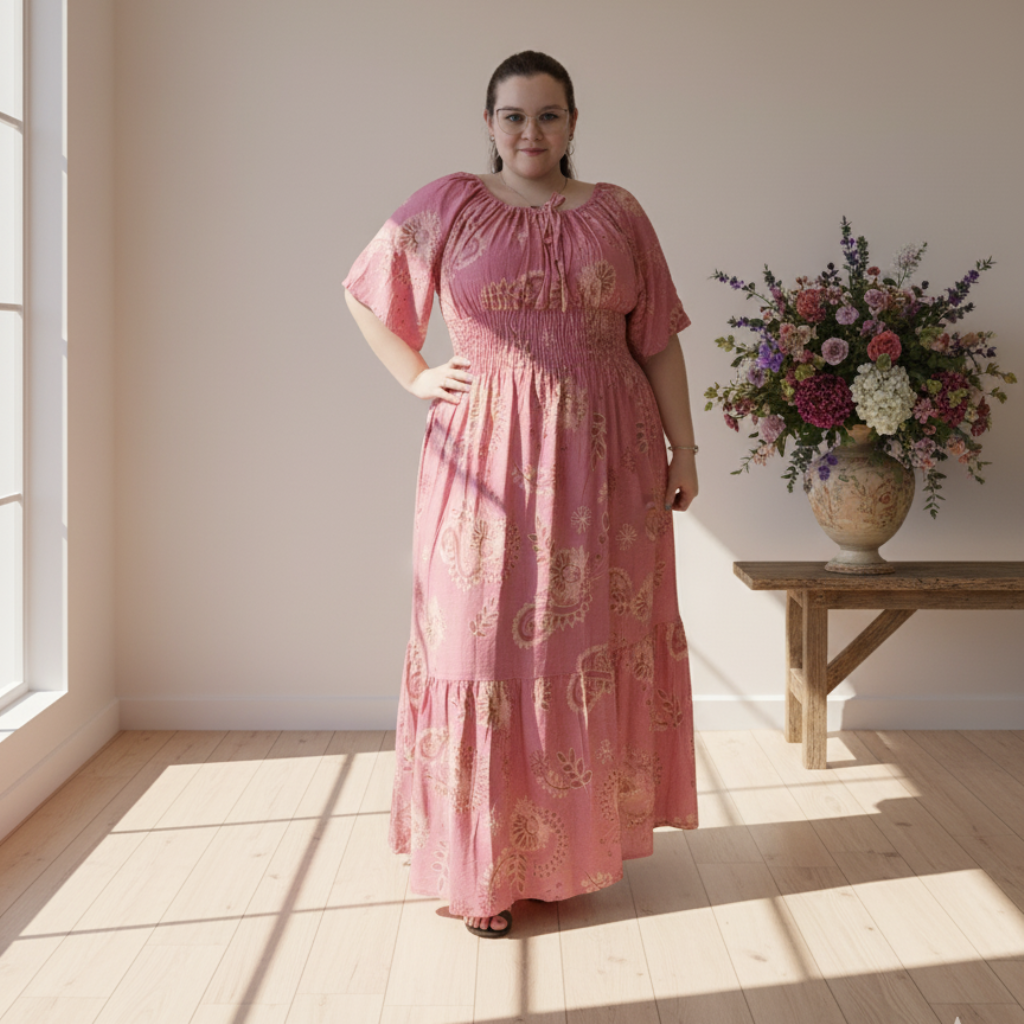 Vestido Damaris - Plus Size/Viscolinho