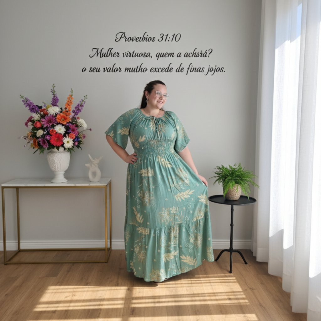 Vestido Tamara Plus Size - Viscolinho
