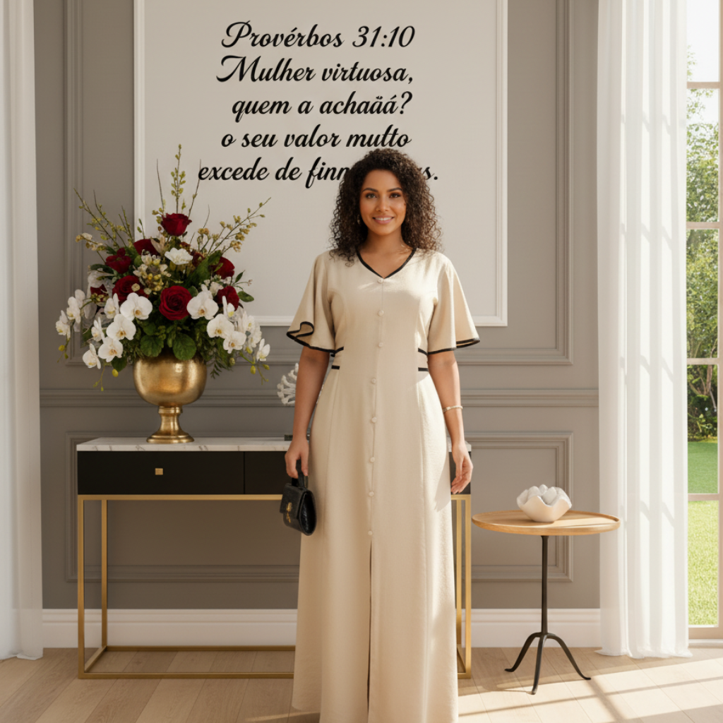 Vestido Brenda - Alfaiataria Forrado