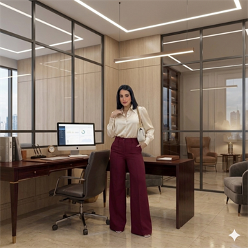 Calça Filipa - Alfaiataria Oxford Premium