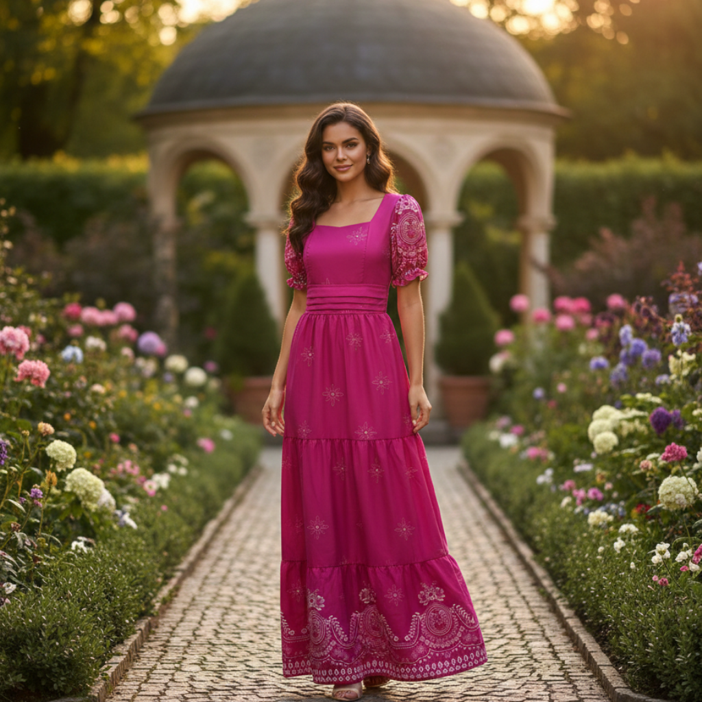 Vestido Maria - Crepe / Forrado