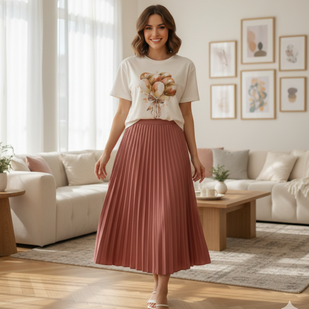 Conjunto Sarah - Crepe Plissado