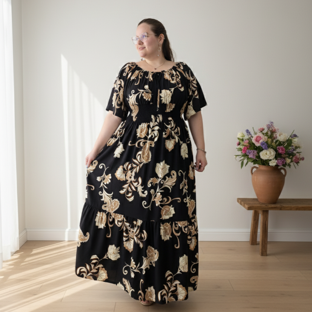 Vestido Basemate - Plus Size - Viscolinho