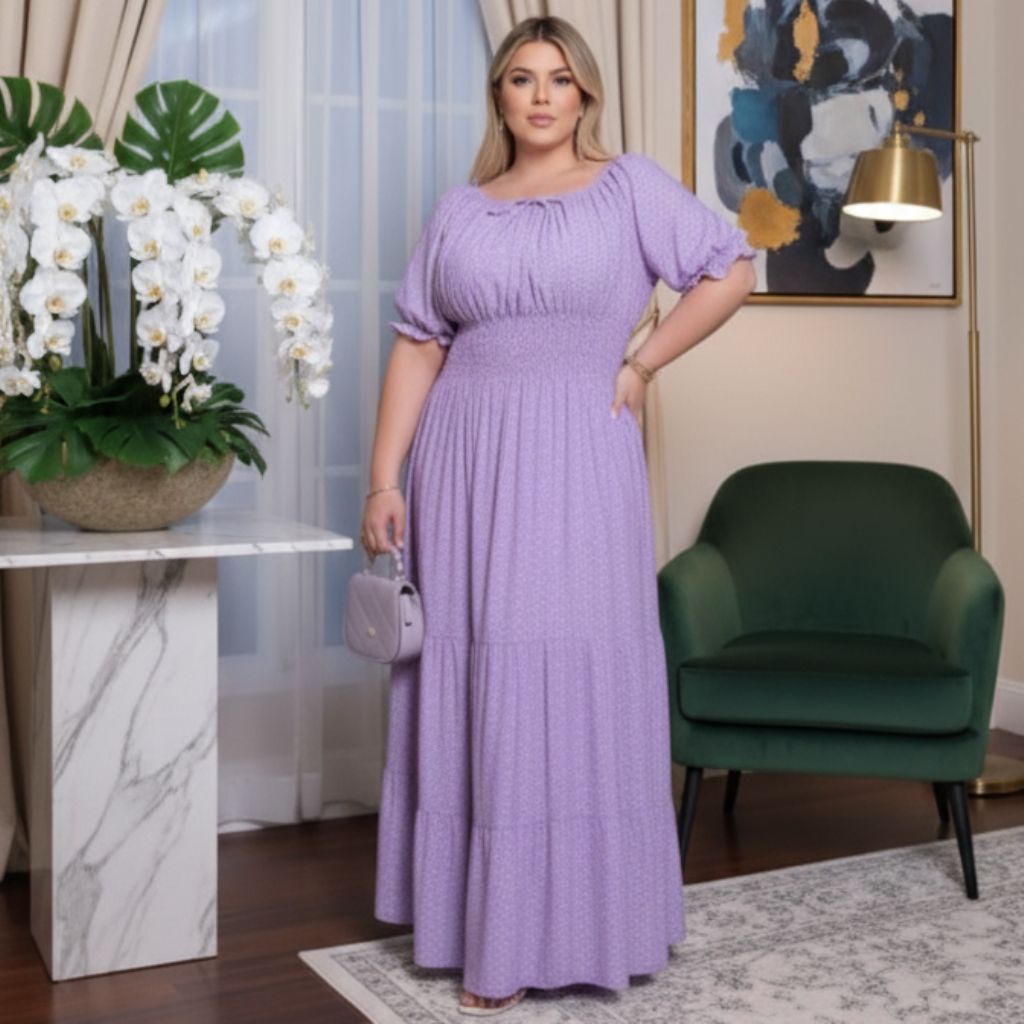 Vestido Lavinia - Plus Size - Viscolinho