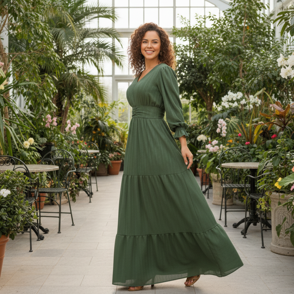 Vestido Elizabete - Malha Scott Canelada