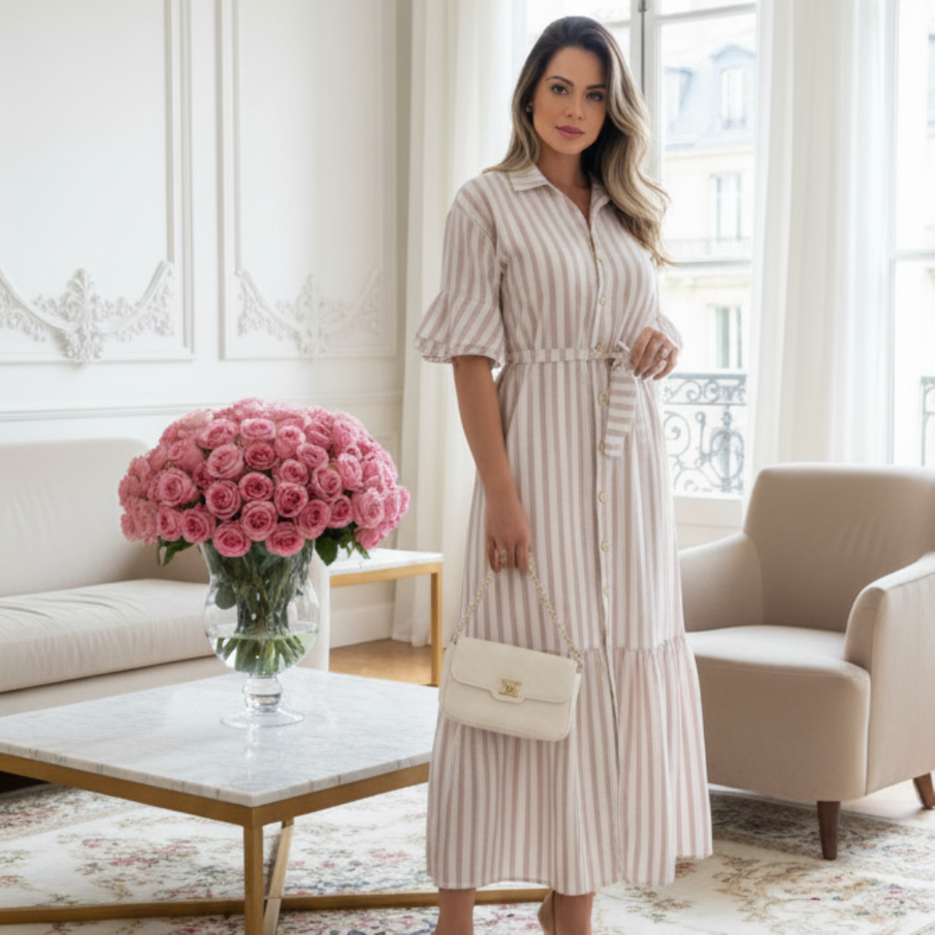 Vestido/ Chemise Evellyn - Linho