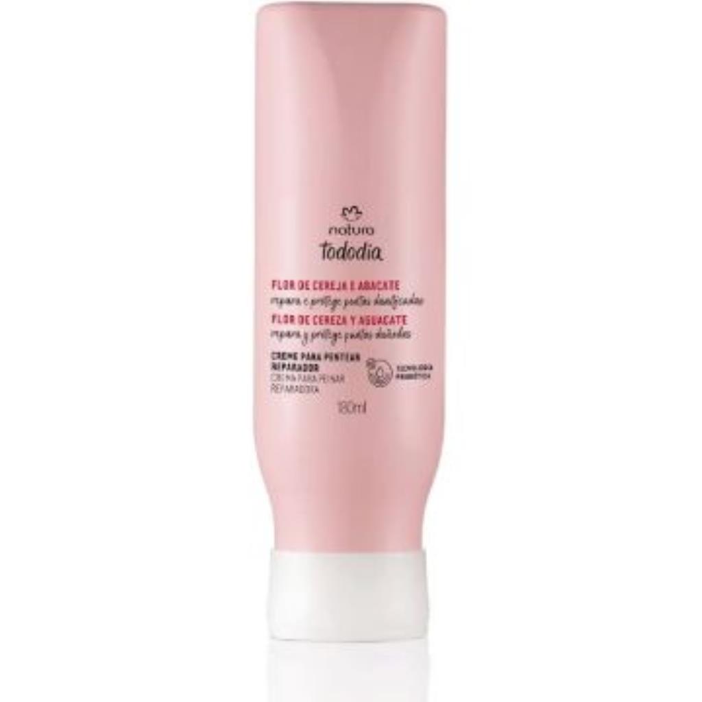 Creme para Pentear Reparador Tododia Flor de Cereja e Abacate 180 ml