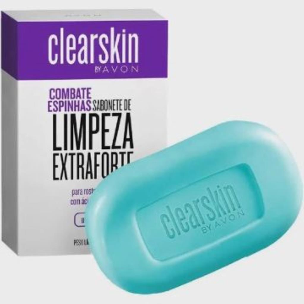 Sabonete em Barra Rosto e Corpo Clearskin  Limpeza Extrafrote 70 g