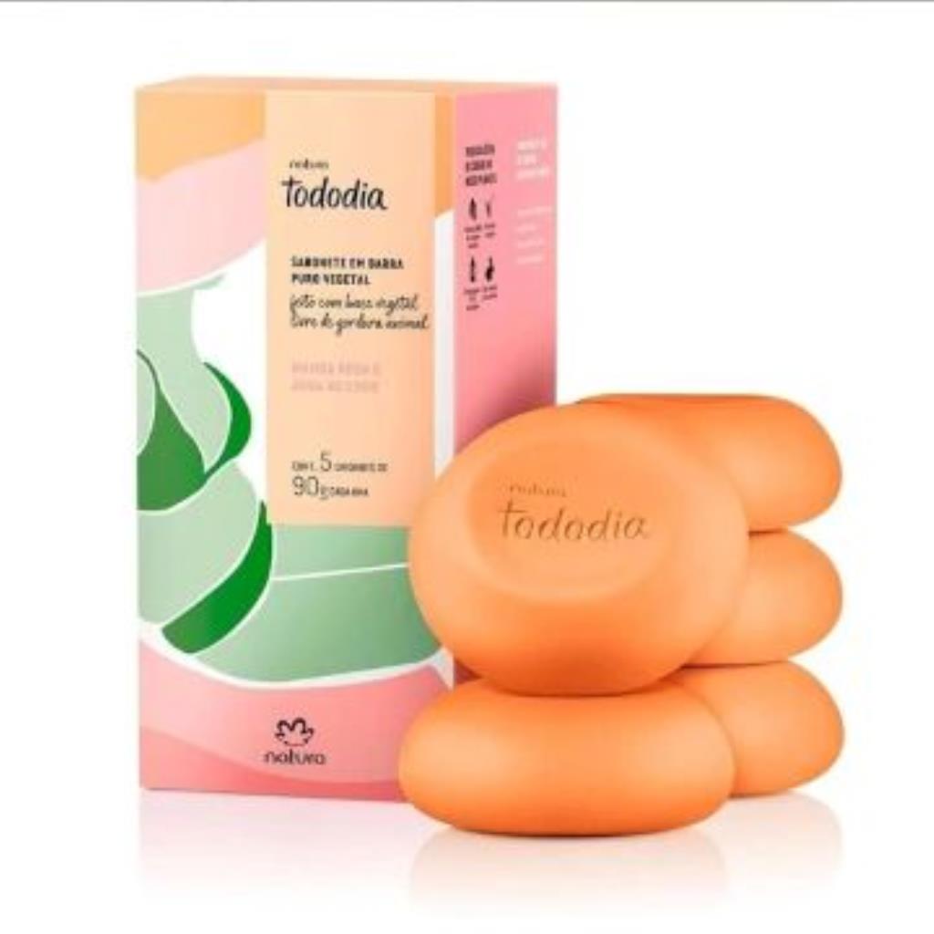 Sabonete em Barra Tododia Manga Rosa e Água de Coco 5 x 90 g