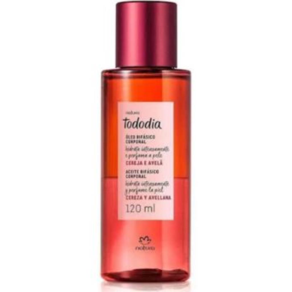 Óleo Bifásico Corporal Tododia Cereja E Avelã 120 ml